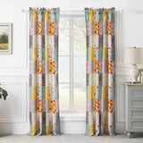 Barefoot Bungalow Carlie Curtain Panel Pair - Set of 2 - 50x84" and 3x24", Calico