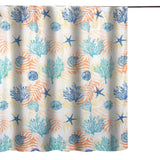 Greenland Home Fashions Montego Bath Shower Curtain - 72x72", Aqua