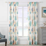 Greenland Home Fashions Montego Window Panel Pair - 42x84", Aqua