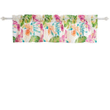 Greenland Home Fashions Tropics Window Valance - 84x16", Coral