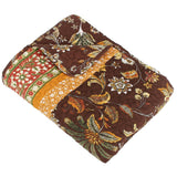 Barefoot Bungalow Audrey Throw Blanket - 50x60", Chocolate