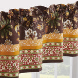 Barefoot Bungalow Audrey Valance Window Treatment - 84x16", Chocolate