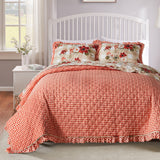 Greenland Home Wheatly Farmhouse Gingham Quilt Set
