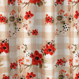 Wheatly Farmhouse Gingham Shower Curtain 72" x 72" by Greenland Home Fashion