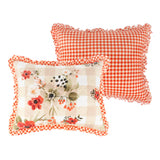Wheatly Farmhouse Gingham Sham Standard 20" x 26" Truffle by Greenland Home Fashion