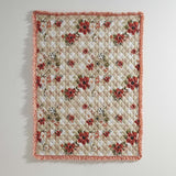 Greenland Home Wheatly Farmhouse Gingham Quilted Throw, 50