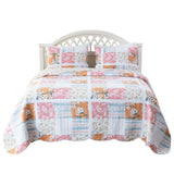 Greenland Home Everly Shabby Chic Floral Design Quilt Set