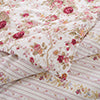 Greenland Home Fashions Antique Rose Luxurious Comfortable 3 Pieces Duvet Cover Set Ivory