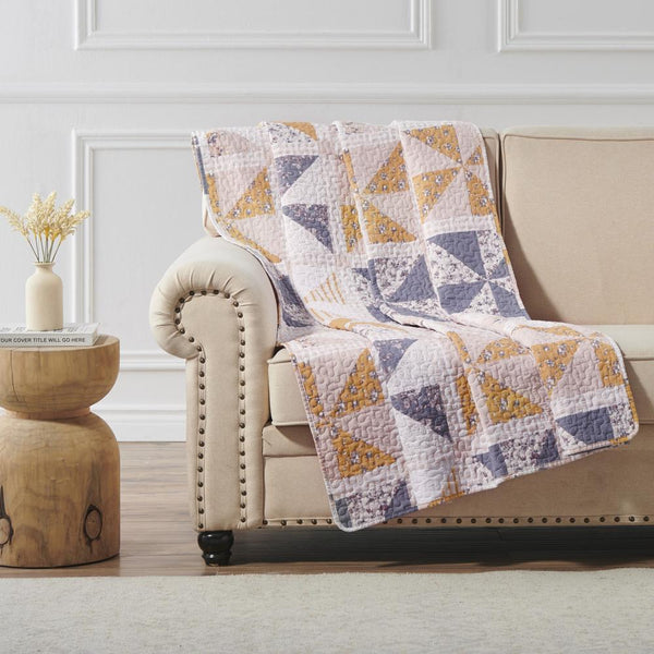 Greenland Home Fashions Pinwheel & Posey Ultra Soft Lightweight Throw Blanket 50