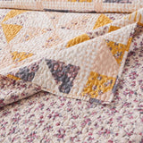 Greenland Home Fashions Pinwheel & Posey Ultra Soft Lightweight Throw Blanket 50" x 60" Peach
