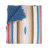 Barefoot Bungalow Painted Desert Durable Prewashed with Extra Softener Throw Accessory 50"x60" Sapphire
