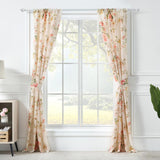 Greenland Home Fashions Grace Embrace Beauty Luxurious Modern Window Treatment Panel Pair Window Each Panel 42"x84" Buttercup