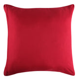 Greenland Home Fashions 100% Jacquard Woven Polyester Peppermint Party Pillow Sham Euro 26" x 26" Red
