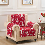 Greenland Home Fashions 100% Jacquard Woven Polyester Peppermint Party Furniture Protector Red
