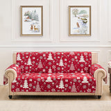 Greenland Home Fashions 100% Jacquard Woven Polyester Peppermint Party Furniture Protector Red