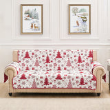 Greenland Home Fashions 100% Jacquard Woven Polyester Peppermint Party Furniture Protector Red