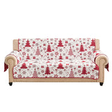 Greenland Home Fashions 100% Jacquard Woven Polyester Peppermint Party Furniture Protector Red