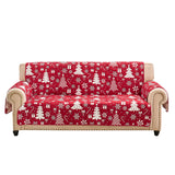 Greenland Home Fashions 100% Jacquard Woven Polyester Peppermint Party Furniture Protector Red