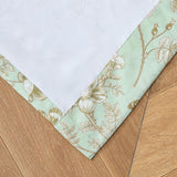Greenland Home Fashions Olivia Light Filtering Semi Sheer 3" Rod Pocket Window Panel Pair 42" x 84" Mint