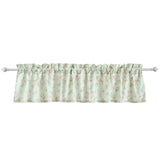 Greenland Home Fashions Olivia Light Filtering Semi Sheer 3" Rod Pocket Window Valance 84" x 16" Mint