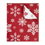 Greenland Home Fashions Snowflakes Premimum Soft Throw Accessory