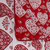 Greenland Home Fashion Lovebirds 100% Polyester Jacquard Coverlet Set 2-Piece Twin/XL Red