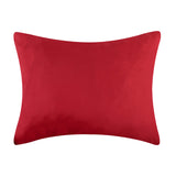 Greenland Home Fashions Lovebirds 100% Polyester Jacquard Doves and Hearts Pattern Sham Standard Red