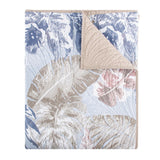 Greenland Home Fashions Tropics Accessory Throw Blanket 50" x 60" Mist