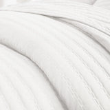 Greenland Home Fashions Vineyard Luxurious Modern Design Quilt Bedding Set White