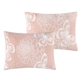 Greenland Home Fashions Mariposa Luxurious Ultra Soft Pillow Sham Pink