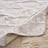 Greenland Home Fashion Reindeer Games 100% Woven Polyester Jacquard Coverlet Set White