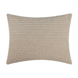 Greenland Home Fashions Velvet Crush Chenille Velvet Reversible with Organic Texture Sham Khaki