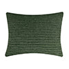 Greenland Home Fashions Velvet Crush Chenille Velvet Reversible with Organic Texture Sham Forest