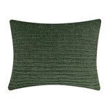 Greenland Home Fashions Velvet Crush Chenille Velvet Reversible with Organic Texture Sham Forest