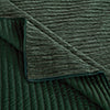 Greenland Home Fashion Velvet Crush Chenille Microfiber Back Poly Fill Quilt Set Forest