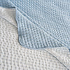 Greenland Home Fashions Homestead 100% Woven Polyester Jacquard Coverlet Set Sky Blue