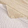 Greenland Home Fashions Homestead 100% Woven Polyester Jacquard Coverlet Set Natural