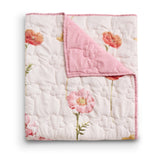 Greenland Home Fashions 100% Brushed Microfiber Breeze Accessory Throw Blush