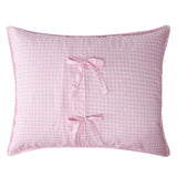 Greenland Home Fashions 100% Cotton Face 100% Microfiber Back Veronica's Hearts Sham Pink