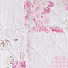 Greenland Home Fashions 100% Cotton Face 100% Microfiber Back Veronica's Hearts Sham Pink