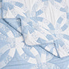 Greenland Home Fashions 100% Jacquard Woven Polyester Wedding Ring Accessory Throw Blue