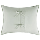 Greenland Home Fashions Toile Patch 100% Jacquard Woven Polyester Pillow Sham Sage