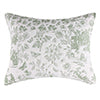 Greenland Home Fashions Toile Patch 100% Jacquard Woven Polyester Pillow Sham Sage
