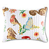 Greenland Home Fashions Willow 100% Microfiber Shell Pillow Sham White