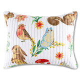Greenland Home Fashions Willow 100% Microfiber Shell Pillow Sham White