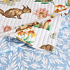 Greenland Home Fashions Willow Brushed Microfiber Reversible Lightweight Quilt Set White