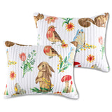 Greenland Home Fashions Willow 100% Microfiber Shell Pillow Sham White
