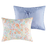 Greenland Home Fashions 100% Cotton Face 100% Microfiber Alice Pastel Sham Pastel