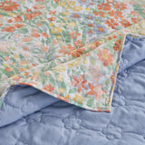 Greenland Home Fashions 100% Cotton Face 100% Microfiber Alice Pastel Accessory Throw Pastel