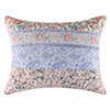 Greenland Home Fashions Cotton Face Microfiber Back Kressida Pillow Sham Blue
